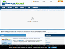 Tablet Screenshot of mercuriosistemi.com